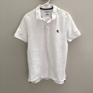 Express White Polo Fitted